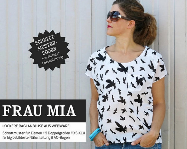 Studio Schnittreif - FRAU MIA • Bluse Raglanoptik PAPIERSCHNITT